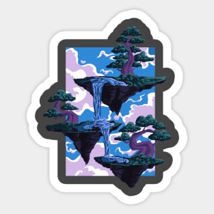 Floating Island Sticker